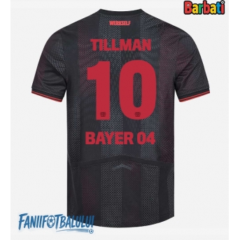 Bayer Leverkusen Malik Tillman #10 Tricou Fotbal Replică 2025-26 Barbati Acasa